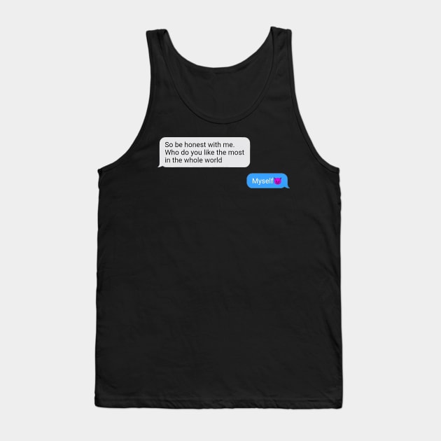 Myself! Sigma Male Tank Top by Trendy-Now